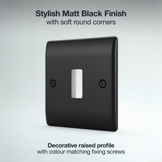 BG Grid Lite Matt Black 1G Cover